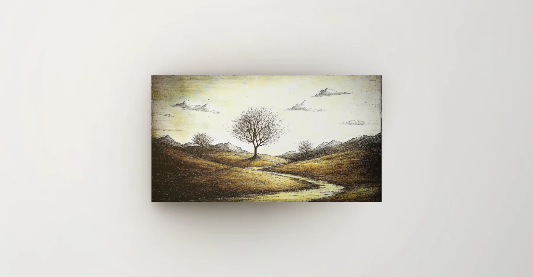 "High Country" Canvas Mockup wrapped canvas preview created with ARTMOXY