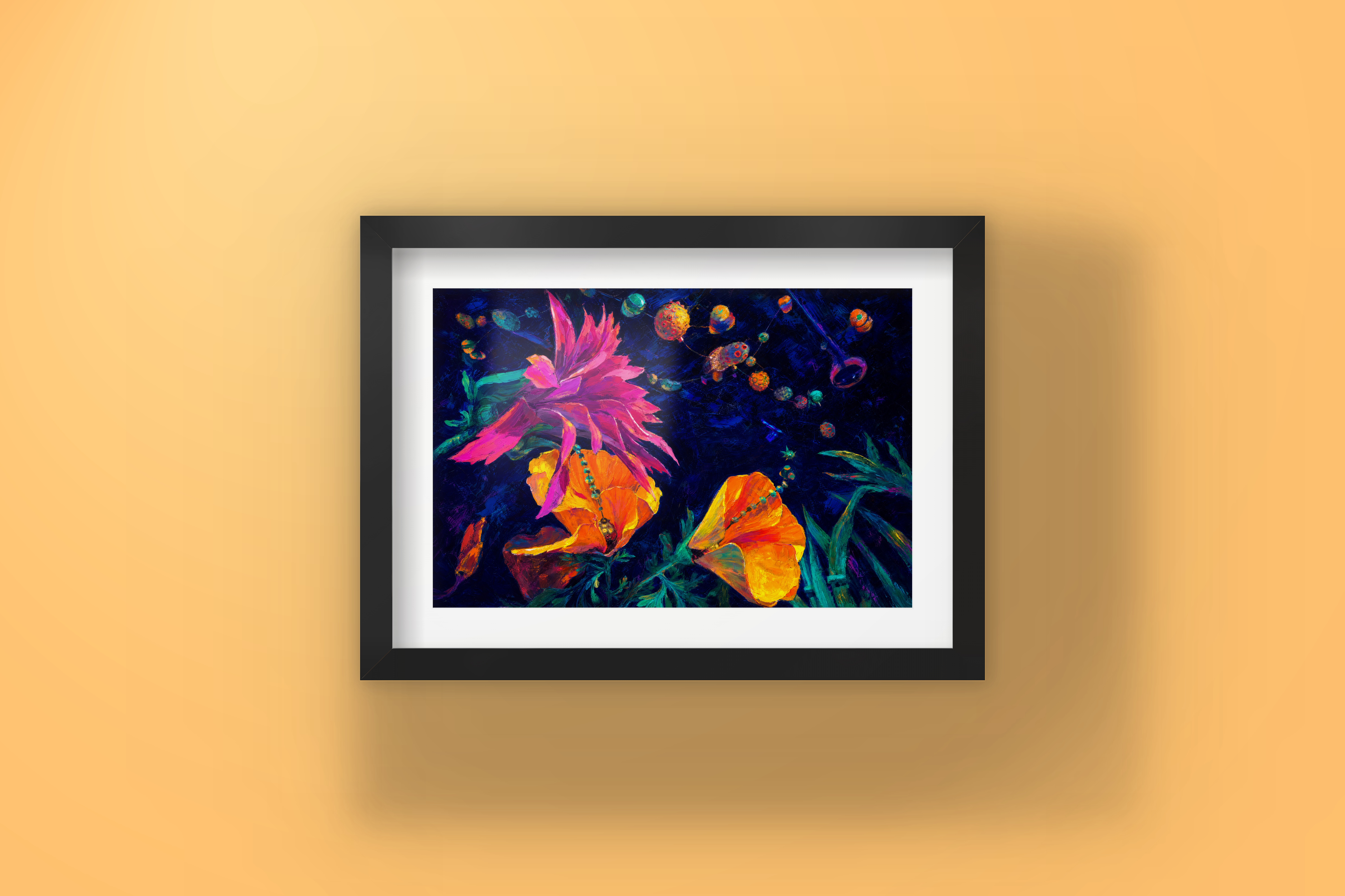 Neon Garden ai lifestyle preview created with ARTMOXY