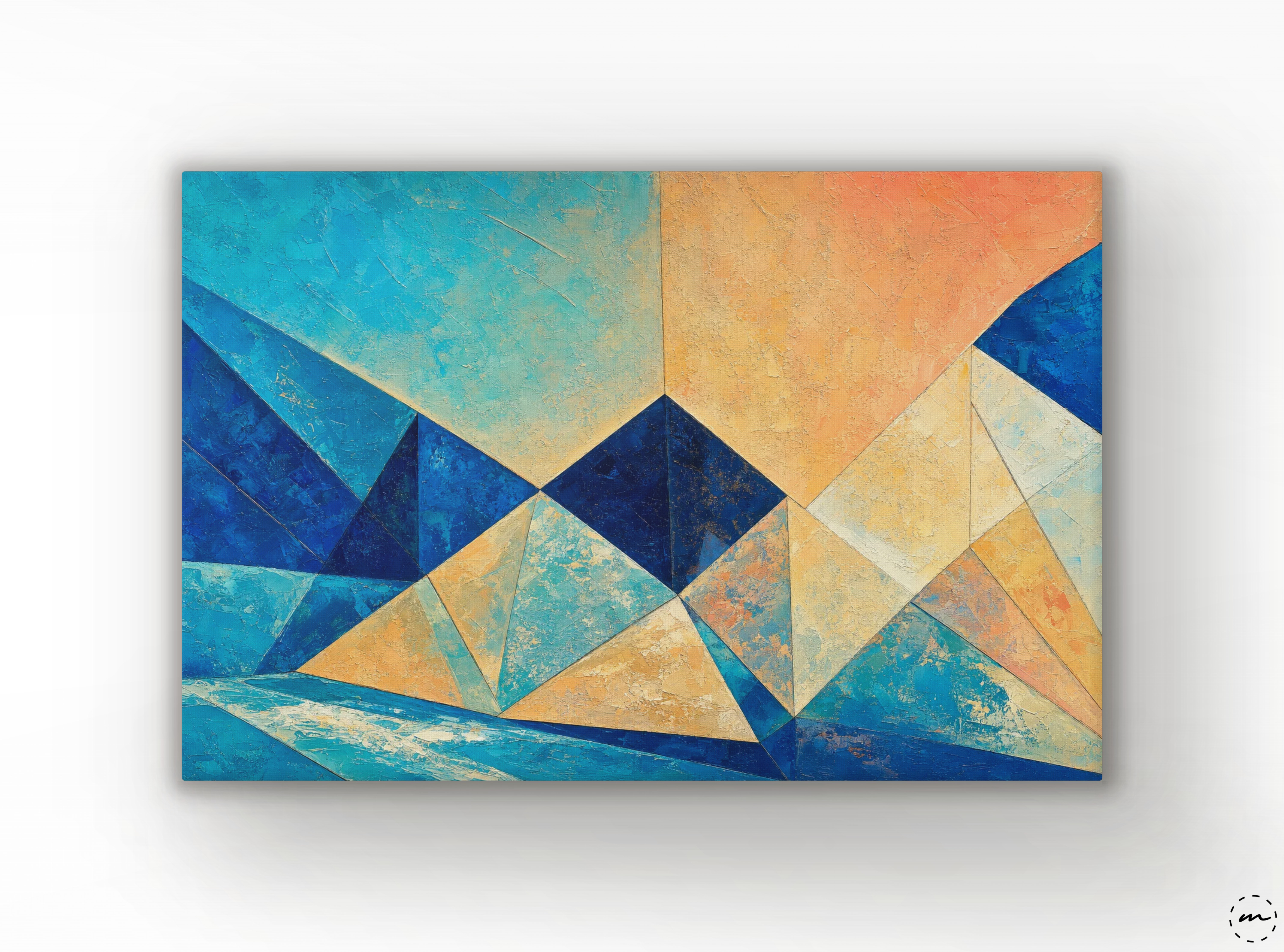 "Pillar" Canvas Mockup ai lifestyle preview created with ARTMOXY